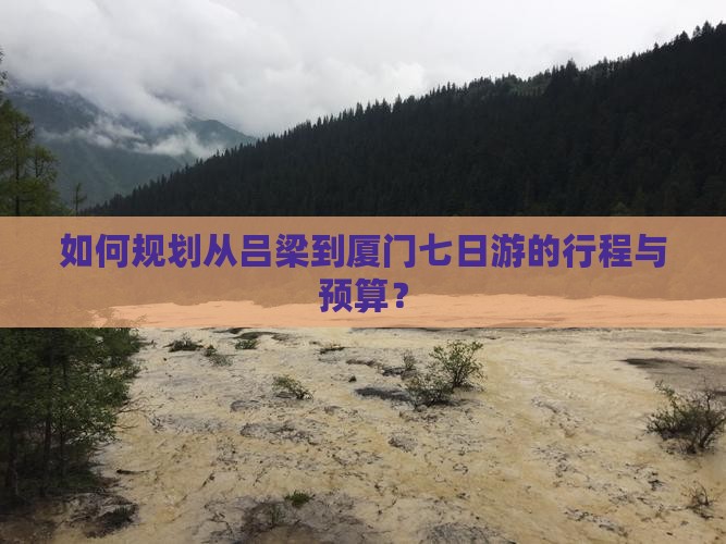 如何规划从吕梁到厦门七日游的行程与预算？