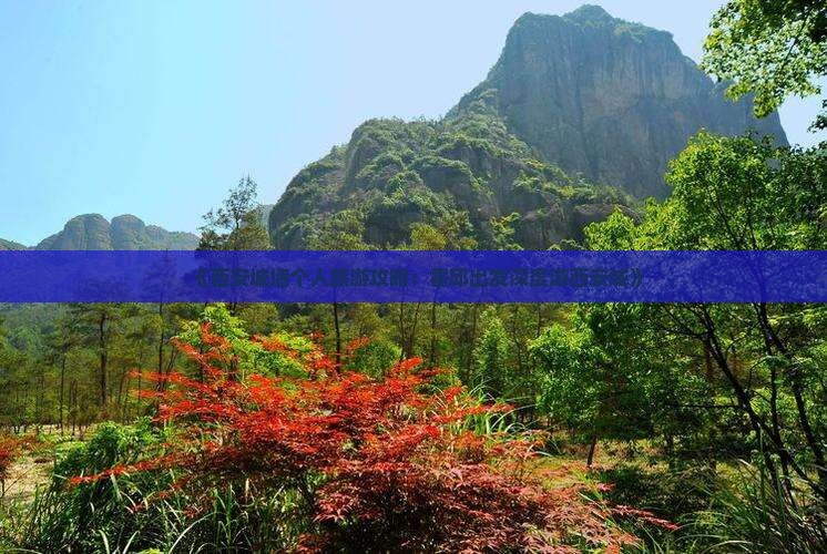 《西安城墙个人旅游攻略：霍邱出发深度游西安城》