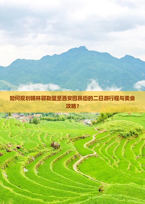 如何规划锡林郭勒盟至西安回民街的二日游行程与美食攻略？