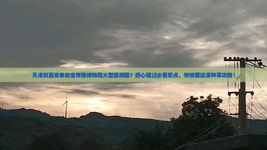 天津到西安秦始皇帝陵博物院大型旅游团？担心错过必看景点，快收藏这波种草攻略！