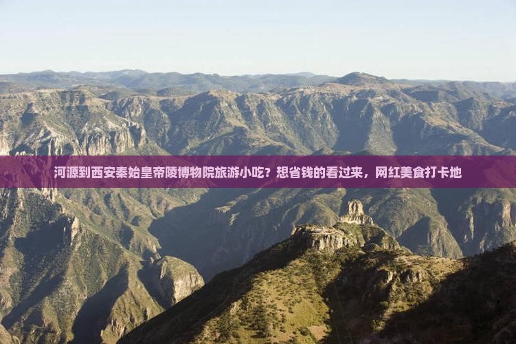 河源到西安秦始皇帝陵博物院旅游小吃？想省钱的看过来，网红美食打卡地