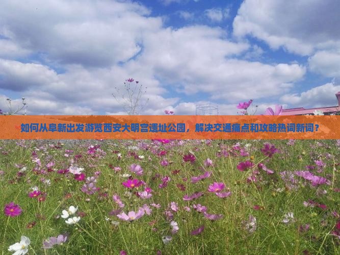 如何从阜新出发游览西安大明宫遗址公园，解决交通痛点和攻略热词新词？
