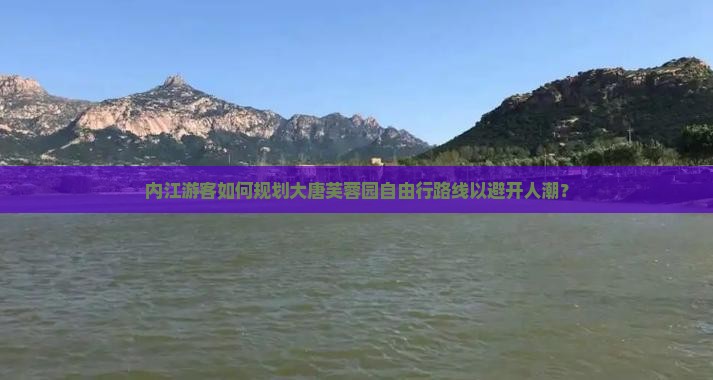 内江游客如何规划大唐芙蓉园自由行路线以避开人潮？