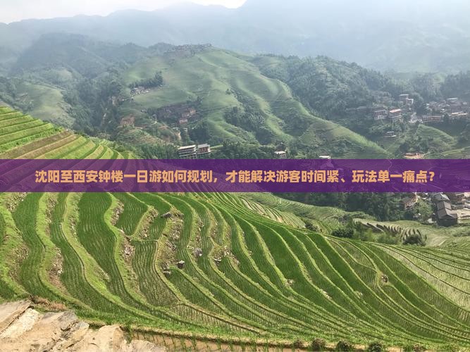 沈阳至西安钟楼一日游如何规划，才能解决游客时间紧、玩法单一痛点？