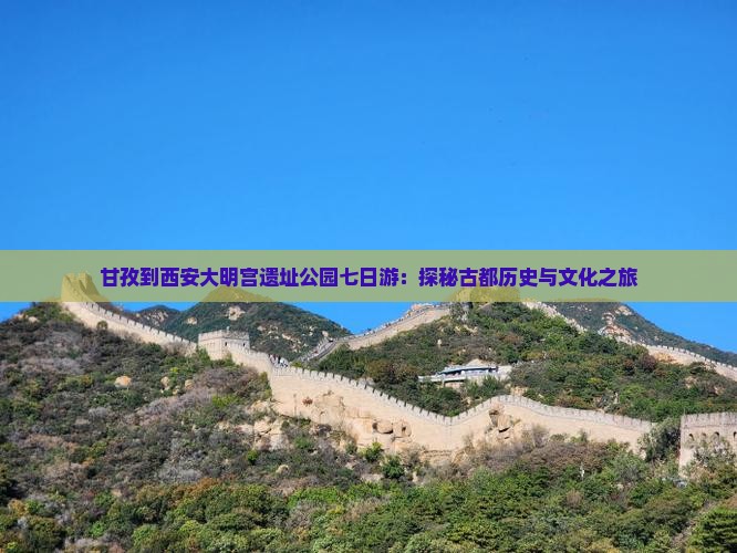 甘孜到西安大明宫遗址公园七日游：探秘古都历史与文化之旅