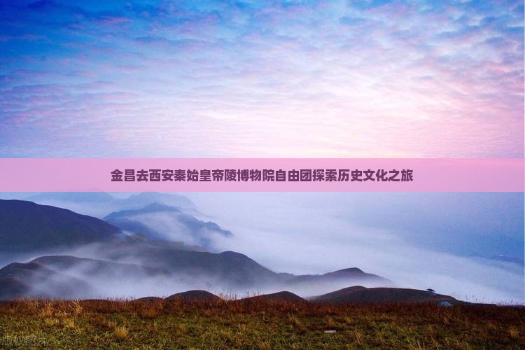 金昌去西安秦始皇帝陵博物院自由团探索历史文化之旅