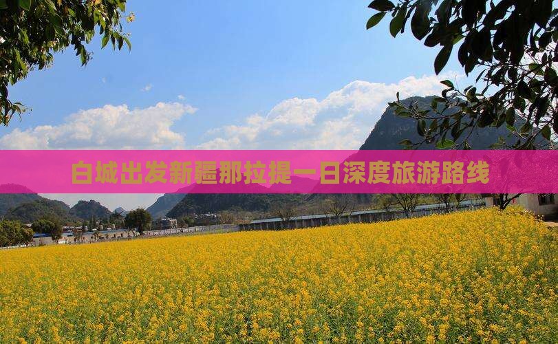 白城出发新疆那拉提一日深度旅游路线