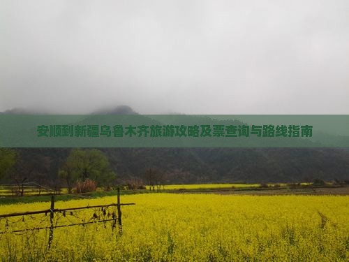 安顺到新疆乌鲁木齐旅游攻略及票查询与路线指南