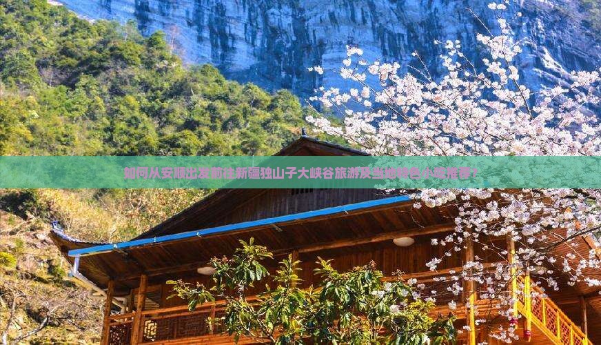 如何从安顺出发前往新疆独山子大峡谷旅游及当地特色小吃推荐？