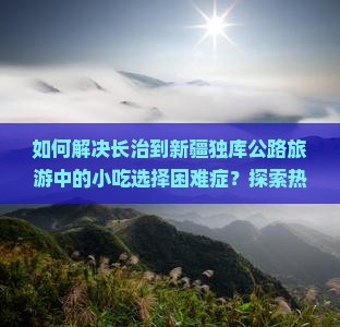 如何解决长治到新疆独库公路旅游中的小吃选择困难症？探索热门美食攻略！
