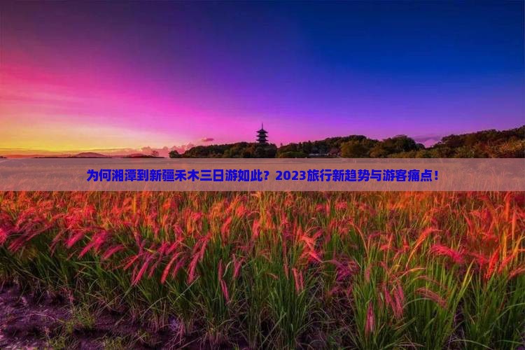 为何湘潭到新疆禾木三日游如此？2023旅行新趋势与游客痛点！