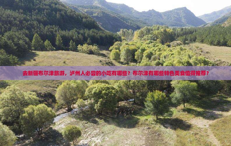 去新疆布尔津旅游，泸州人必尝的小吃有哪些？布尔津有哪些特色美食值得推荐？