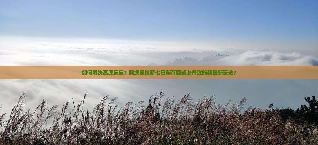 如何解决高原反应？阿坝至拉萨七日游有哪些必备攻略和最新玩法？