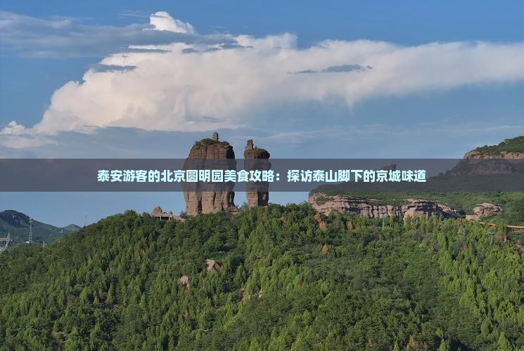 泰安游客的北京圆明园美食攻略：探访泰山脚下的京城味道