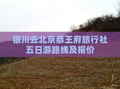 银川去北京恭王府旅行社五日游路线及报价