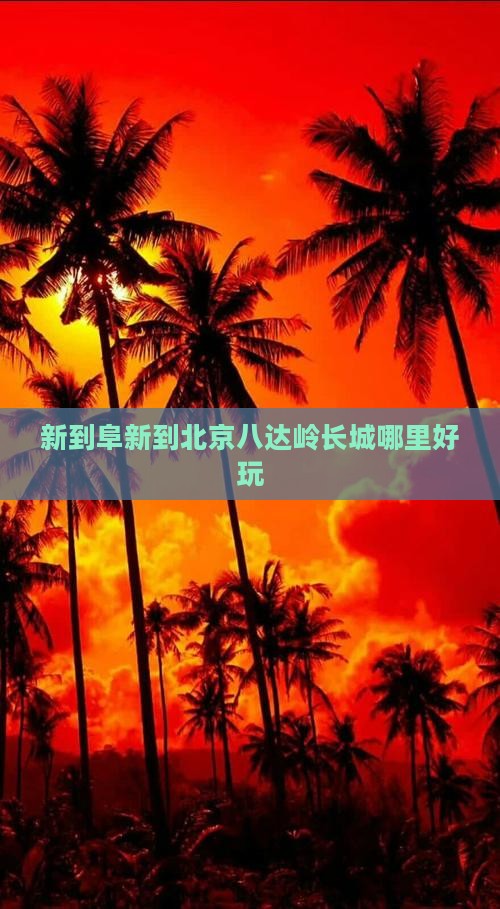 新到阜新到北京八达岭长城哪里好玩