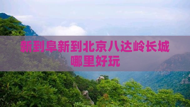 新到阜新到北京八达岭长城哪里好玩