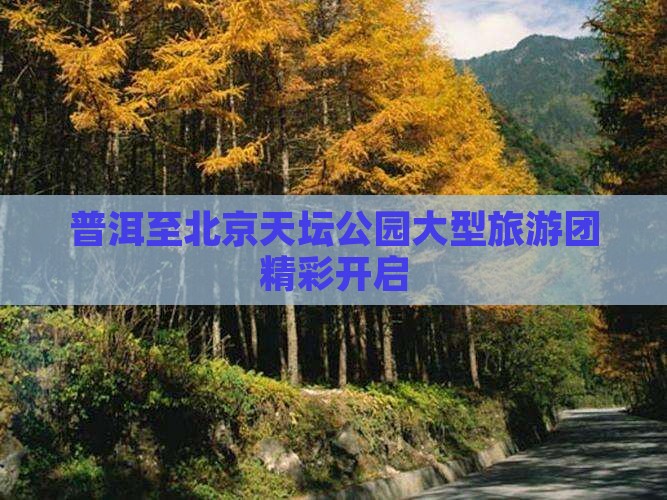 普洱至北京天坛公园大型旅游团精彩开启