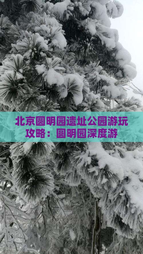北京圆明园遗址公园游玩攻略：圆明园深度游