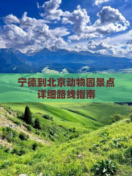 宁德到北京动物园景点详细路线指南