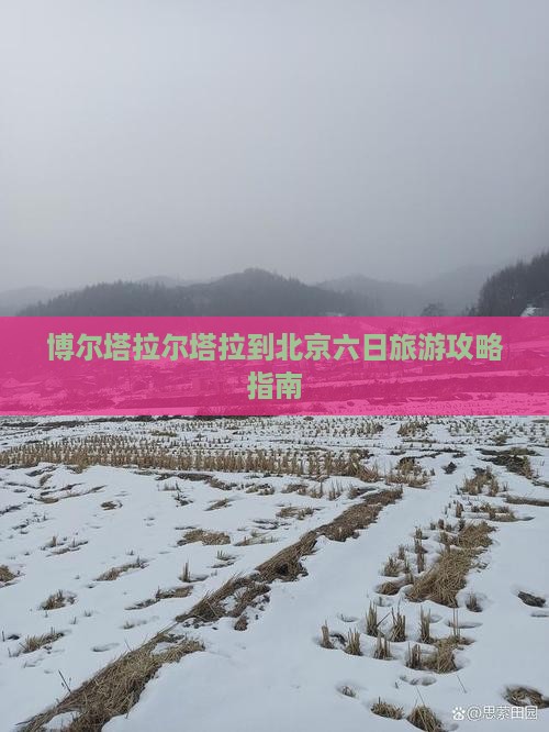 博尔塔拉尔塔拉到北京六日旅游攻略指南