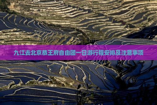 九江去北京恭王府自由团
