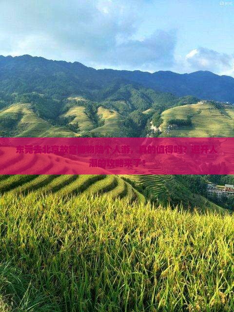 东莞去北京故宫博物院个人游