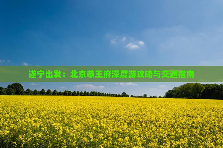 遂宁出发：北京恭王府深度游攻略与交通指南