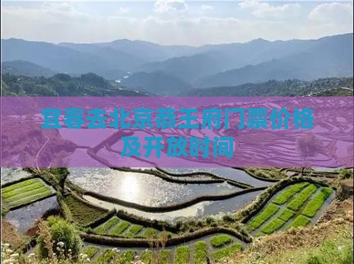 宜春去北京恭王府门票价格及开放时间