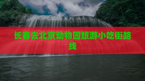 长春去北京动物园旅游小吃街路线