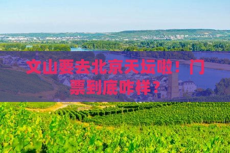 文山去北京天坛公园门票