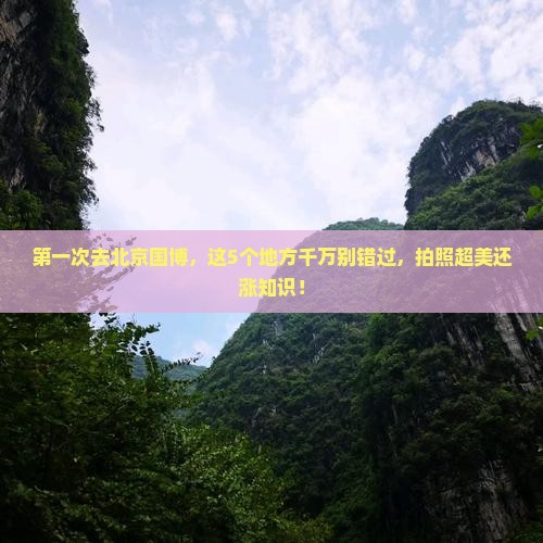 一月去北京中国国家博物馆景点