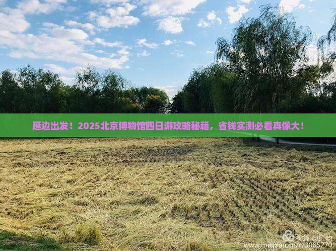 延边到北京中国国家博物馆四日游