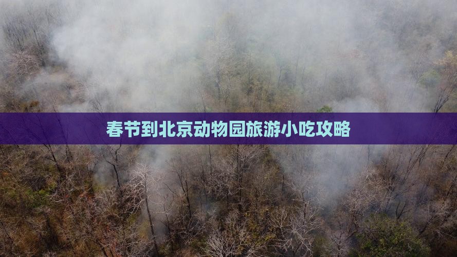 春节到北京动物园旅游小吃攻略