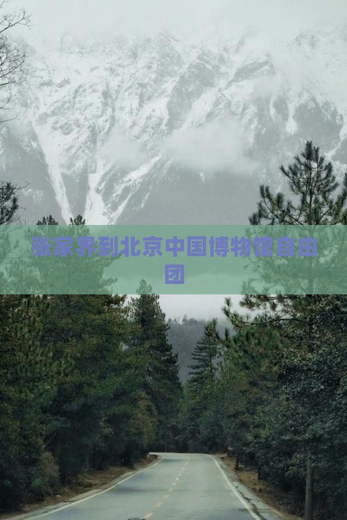 张家界到北京中国博物馆自由团