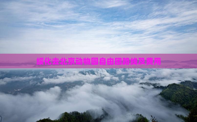 绥化去北京动物园自由团路线及费用