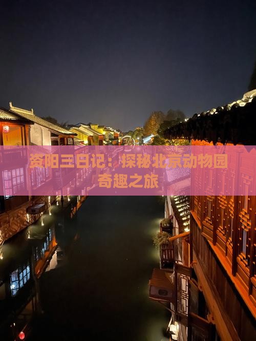 资阳三日记：探秘北京动物园奇趣之旅