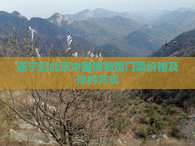 遂宁到北京中国博物馆门票价格及预约方式