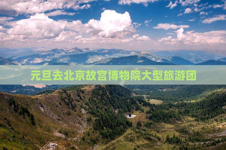 元旦去北京故宫博物院大型旅游团