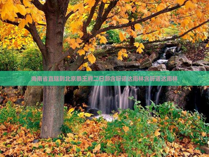 海南省直辖到北京恭王府二日游含呀诺达雨林含呀诺达雨林