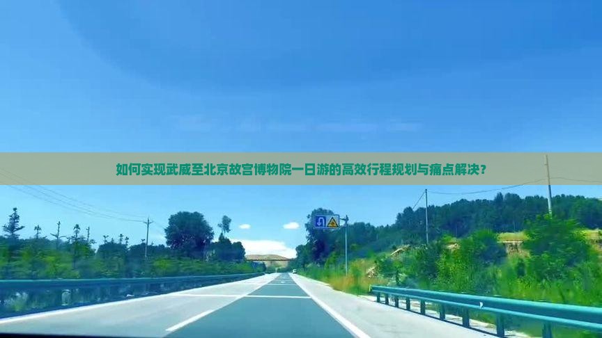 如何实现武威至北京故宫博物院一日游的高效行程规划与痛点解决？