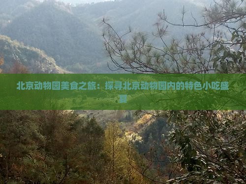 北京动物园美食之旅：探寻北京动物园内的特色小吃盛宴