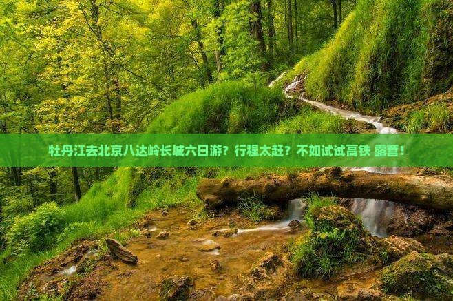 牡丹江去北京八达岭长城六日游？行程太赶？不如试试高铁+露营！