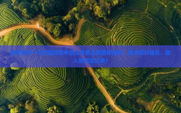 如何策划一次完美的晋中至北京恭王府团体旅游，解决同行痛点，融入新潮流元素？