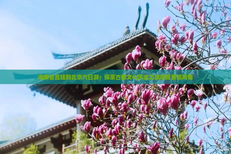 海南省直辖到北京六日游：探索古都文化历史之旅感受首都风情