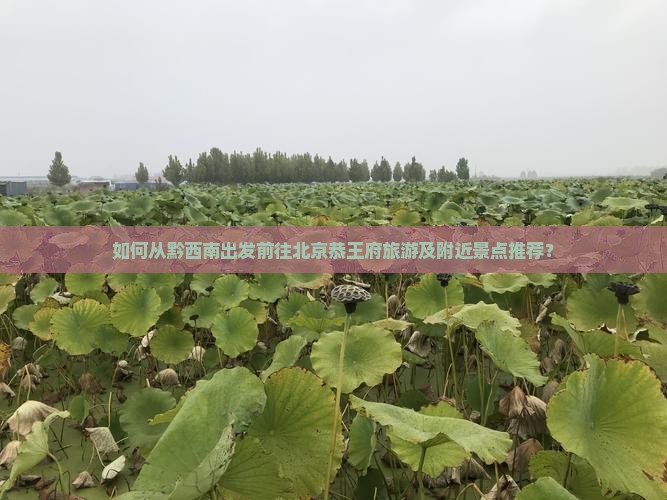 如何从黔西南出发前往北京恭王府旅游及附近景点推荐？