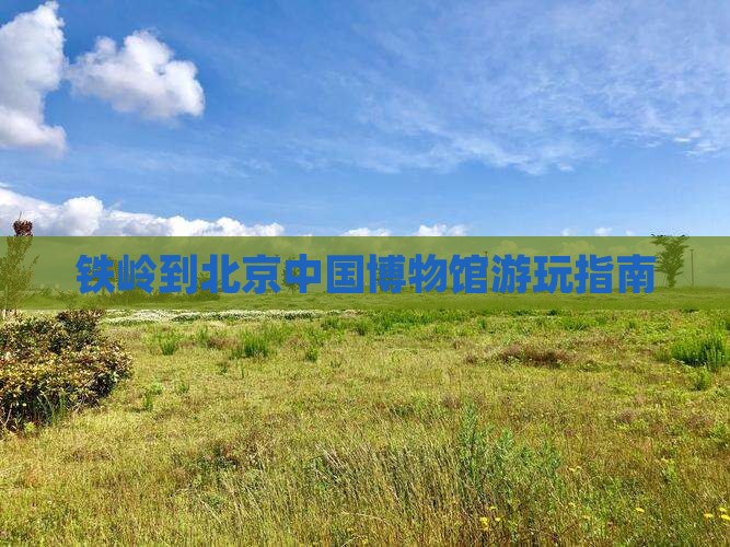 铁岭到北京中国博物馆游玩指南