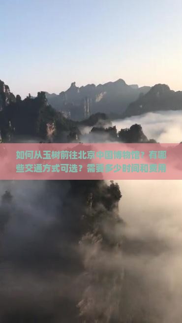 如何从玉树前往北京中国博物馆？有哪些交通方式可选？需要多少时间和费用？