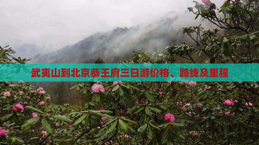 武夷山到北京恭王府三日游价格、路线及里程