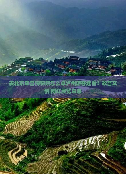去北京故宫博物院怎么卓泸州游客速看！故宫文创+网红展览来袭